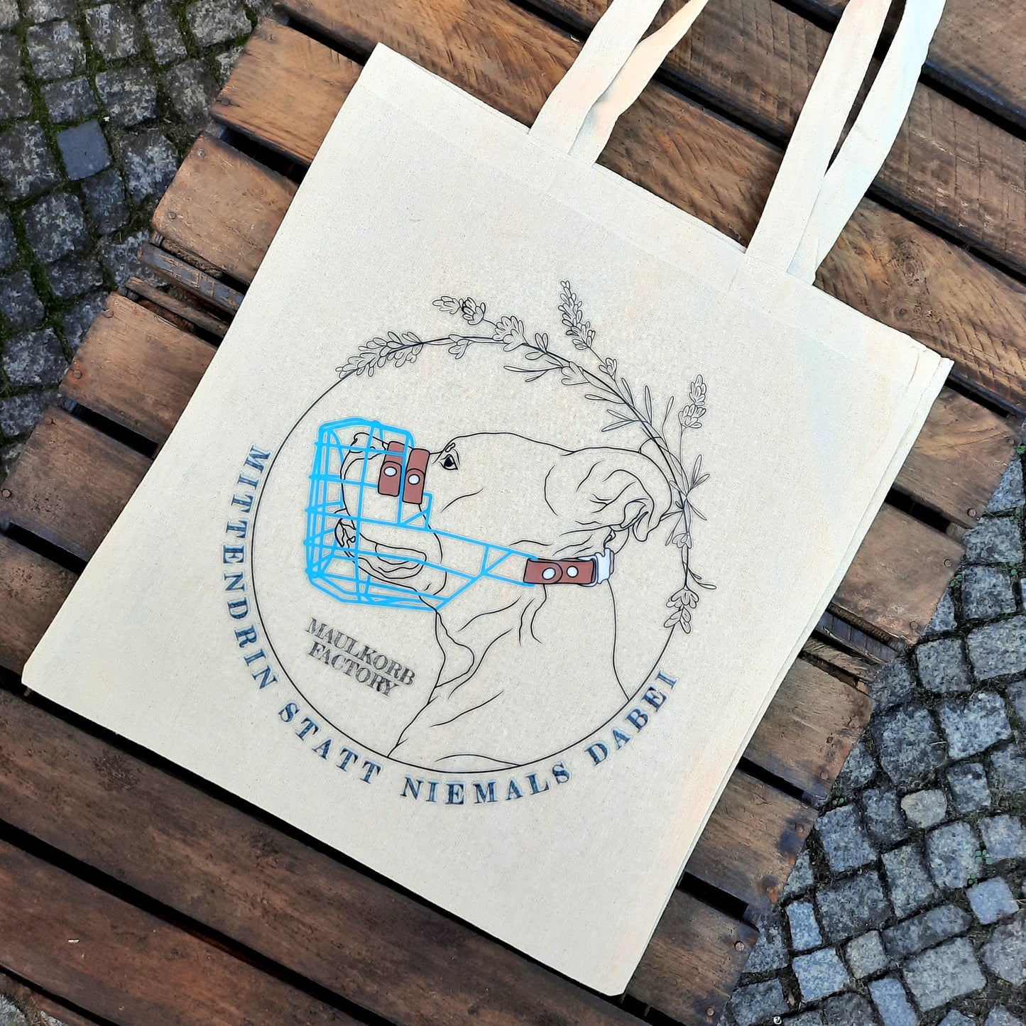 Jutebeutel Maulkorb-Awareness