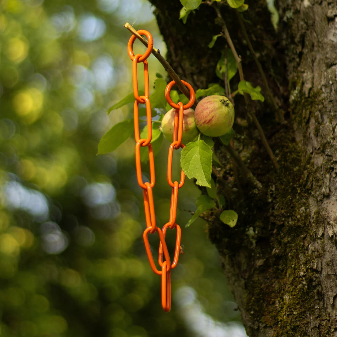 Buntes Kettenhalsband langgliedrig